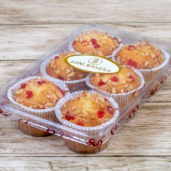 TUTTI FRUTTI MUFFINS (6 Pcs.)