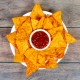 NACHO CHIPS (TOMATO WITH SALSA DIP