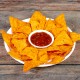 NACHO CHIPS (TOMATO WITH SALSA DIP