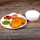 ALOO TIKKI WITH DAHI & CHUTNEY