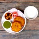 ALOO TIKKI WITH DAHI & CHUTNEY